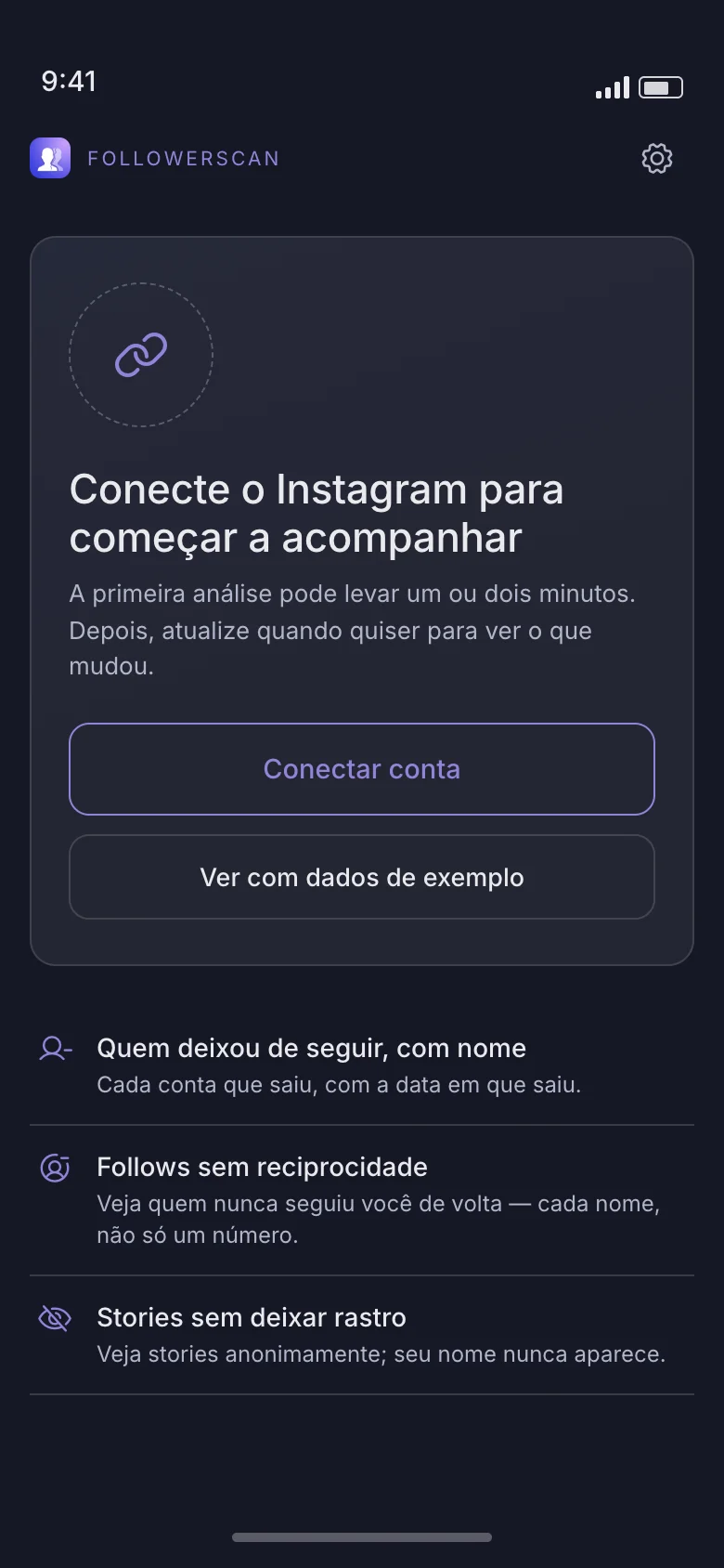 Conecte o Instagram